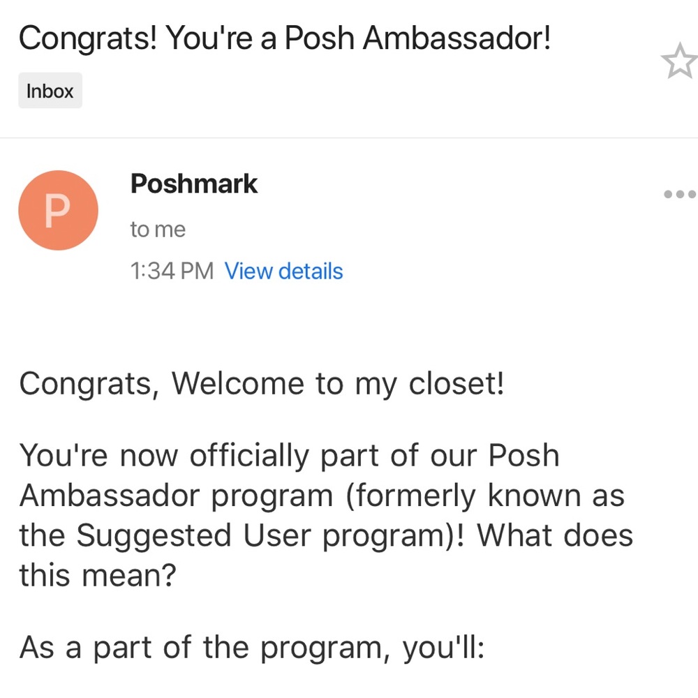 ⭐️⭐️⭐️ ⭐️⭐️I’m a Posh Ambassador ⭐️⭐️⭐️ ⭐️⭐️